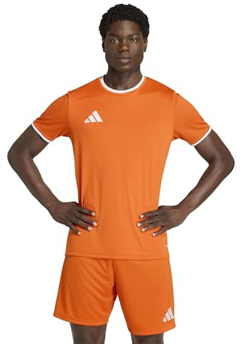 adidas Men's Entrada26 Jersey Men, Team Orange/White, Large