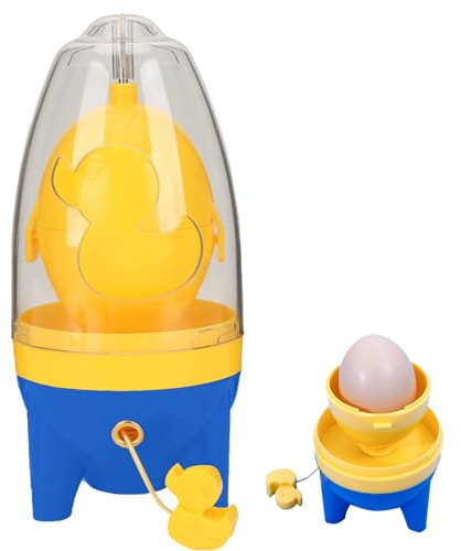 Shaker per uova manuale – 7,5 x 16 cm PP, frullatore per uova, jammer manuale | perfetto per mescolare il tuorlo e, gadget da cucina per colazione, cottura, insalata di budino,