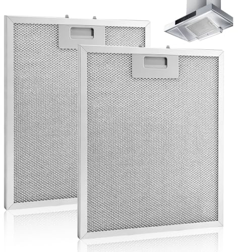2 st. köksfläktfilter 320 x 260 mm, 5-lagers aluminiumfettfilter