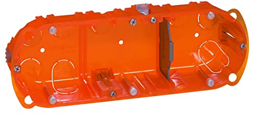 Legrand LEG90503 - Scatola da incasso a 3 posti Batibox, multimateriale, profondità: 40 mm