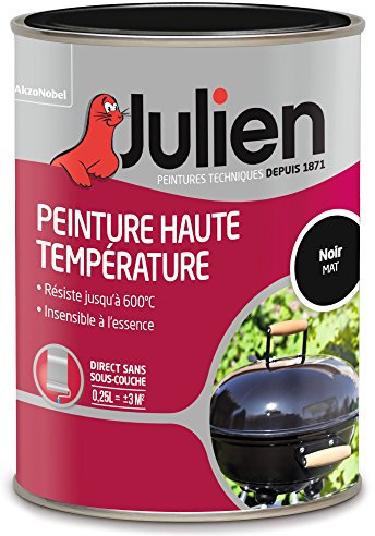 JULIEN 5246311 Peintures métaux/Vernis/pl, Noir, 250 ML (Lot de 1)