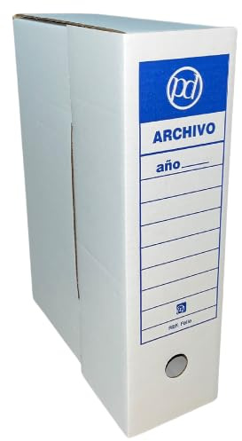 Papeles Distrimar Caja archivo definitivo tamaño folio prolongado 385x275x115 mm (10 unidades)