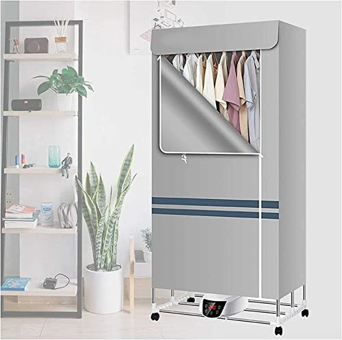 SOVORM Sèche-Linge électrique d'intérieur, séchoir électrique Portable à 2/3 Niveaux, Pliable, 1300 W, économie d'énergie (Anion), minuterie Automatique numérique pour la Maison The New