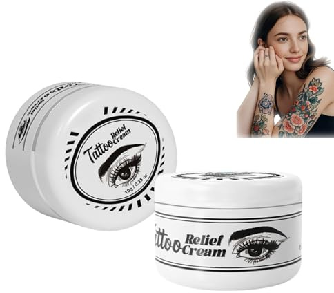 Tattoo Aftercare Balm,Natural Organic Old & New Tattoo Moisturizer,Brightener for Color Enhance,Tattoo Color Enhance Cream for Daily Maintenance,Promotes Ink Protects