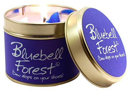 Lily-Flame Bluebell Forest Tin, Purple, 7.7cm l x 7.7cm w x 6.6cm h