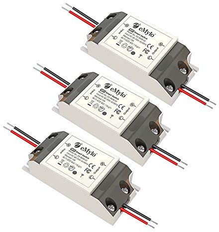 eMylo Interruptor WiFi inteligente Interruptor WiFi de relé inalámbrico universal Temporizador Control remoto Interruptor de luz Control por voz Admite Alexa, Google Home a través de IOS Android 3Pack