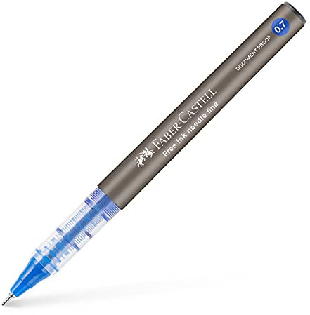 Faber-Castell Roller Free Ink Needle 0.7 blue