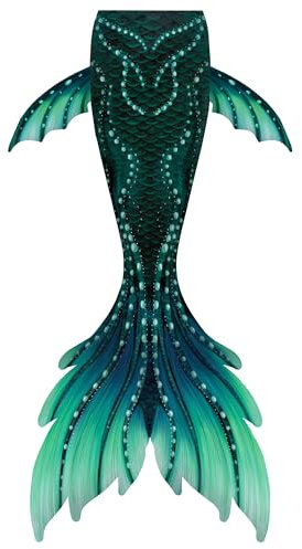FOLOEO Meerjungfrauenflosse für Erwachsene (Ohne Monoflosse) - Schwimmende Meerjungfrau Flosse für Damen Männer und Teenagergrößen