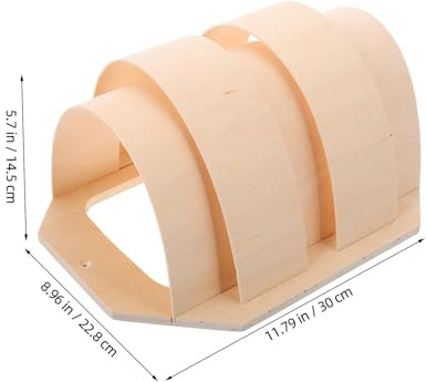 Generic Pantalla de Lámpara para Sauna de Madera Ligera Cubierta Decorativa Delgada para Luz en Habitación de Vapor Accesorio Práctico y Resistente para Sauna Diseño Pequeño y