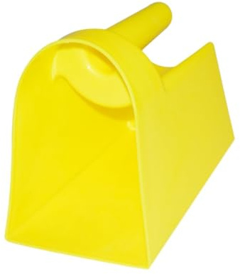 QLoztyse Cuchara para Cerrada, Cuchara para Apilable con Agarre, Cuchara para Animal para La Alimentación de Caballos Y Ganado.