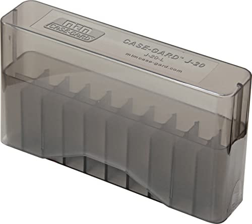 MTM Patronenbox J-20-L-41 Grau/Clear Smoke