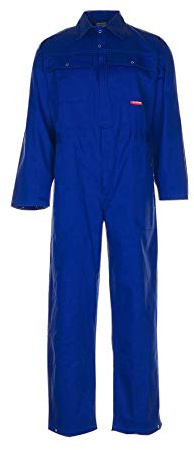 Planam 138048 BW 290 Rallyekombi mit verdecktem Reißverschluss, kornblau, 48