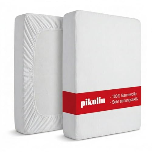 Pikolin Home - Protector de Colchón 100% Algodón Cutí - Transpirable, Absorbente, Tratamiento Antiencogimiento (Varias Medidas)