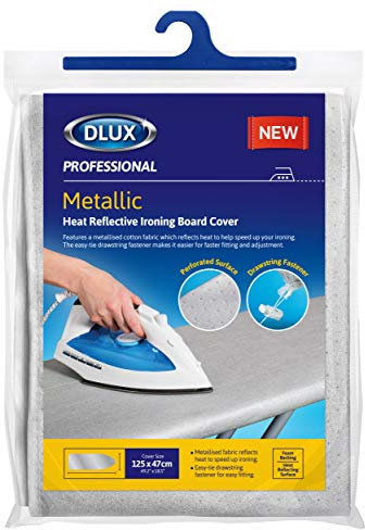 DLux Metal Ironing Board Cover, Silver