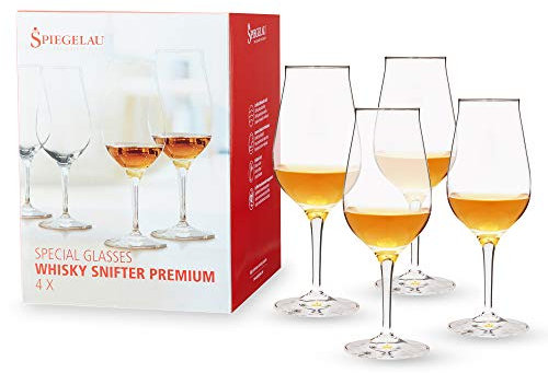 Spiegelau Whisky Snifter Gläser 280 ml, 4 Stück, Special Glasses, 4460177, Whiskygläser aus Kristallglas, Whisky Nosing Gläser spülmaschinenfest