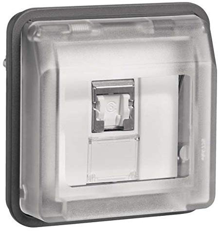 BERKER UAE Steckd.-Einsatz 8pol. Kat.6 W.1 grau 14093515