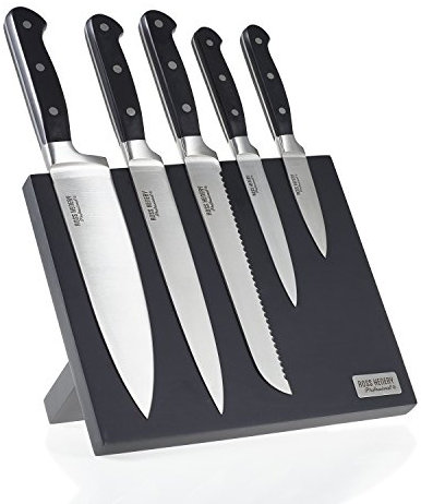 Ross Henery Professional Ensemble de Couteaux de Cuisine en Acier Inoxydable (Bloc magnétique)