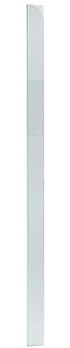 LEO’s - 100 x Klemmschienen Transparent DIN A4 (297 mm) FH 3-4 mm für ca. 30 Blatt - Klemmschiene zum Binden von ungelochten Papier Unterlagen und Blattsammlungen - Klemmleiste aus Hart-PVC