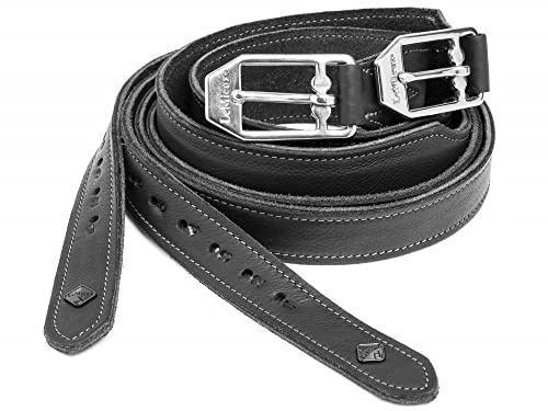 LeMieux Vector Pro Stirrup Leathers 145cm Black