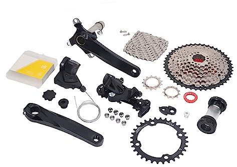 Groupe à 9 Vitesses, Kit de Boîtier de Changement de Vitesse Large pour Groupe Multi-Vitesses Cassette de Vitesse de Vélo 11 à 40 T (Plateau 32T)