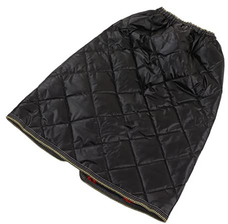 Manta Térmica Negra Para Silla De Ruedas, Manta Reutilizable Para Silla De Ruedas Para Personas Mayores, Manta Térmica Resistente Al Viento, Manta Térmica Suave De Fibra De Poliéster Con Correa Fija,