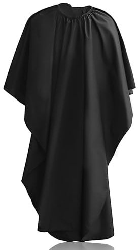 Generisch Professional Haarschnitt Friseurumhänge, Haarschneideumhang, Wasserdichte Friseursalon Umhang mit verstellbarem Schnittknopf Für Salon Haarschneiden Friseur