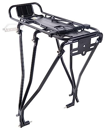 Asyduey Portabiciclette Lega di Alluminio Portabiciclette Portapacchi Posteriore Staffa per Mensola Portabiciclette Portapacchi Forniture per Parti di Biciclette