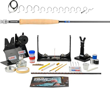 Mud Hole All-in-One Fishing Rod Building Kit with Tools, Components, and Supplies (Fly, 9'0 5wt.)