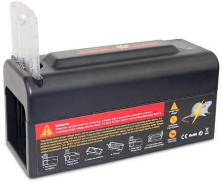 Ratte Souris électriques, ratte Souris d'intérieur, puissante Tension pour Tuer instantanément Les Rats, améliorer Les exterminateurs, créer Une Maison sans ravageurs(1 Point)