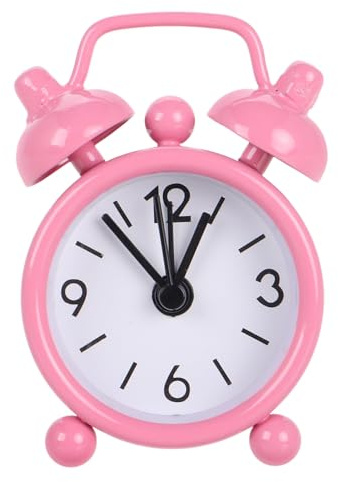 UPKOCH 6 Rose pour Maison de Poupée, Horloge Fonctionnelle en Métal, Accessoire Décoratif Réaliste pour Décoration Maison Miniature, D’Ornement