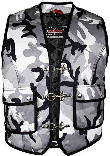 Veste gilet en textile Biker Camouflage (XL)