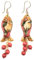MARARDI Ohrringe Damen Italienische Keramik aus Caltagirone [Pesce Limone] Lange Handmade Italienischer Schmuck Elegant Originale für Alltag Events Hochzeiten besondere Anlässe