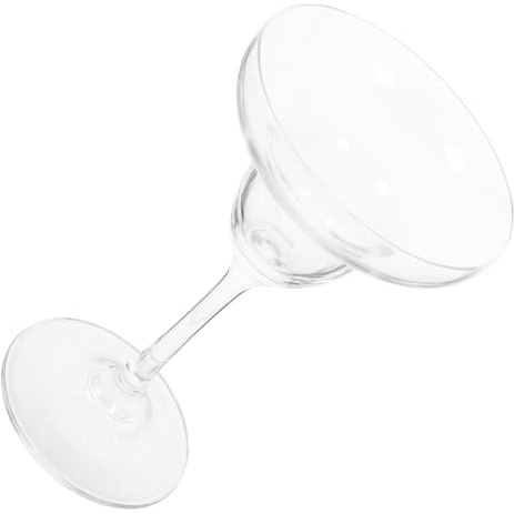 UKCOCO Bicchiere Margarita Vetro Trasparente per Cocktail e Vino Bar e Feste Design Unico e Capacità Media Tocco Liscio e Raffinato