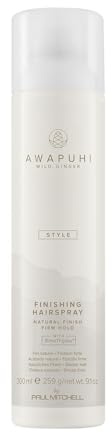 Awapuhi Wild Ginger by Paul Mitchell Finishing Spray, Firm Hold, Natural Finish Hairspray, For All Hair Types, 9.1 oz