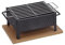 Barbecue da tavolo con griglia inossidabile da 25x20 cm