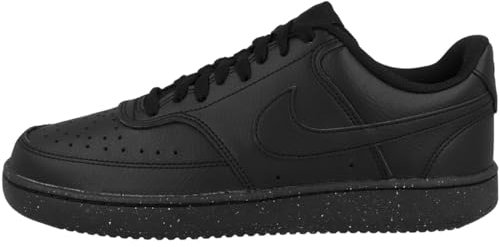 NIKE Herren Court Vision Low Next Nature Sneaker, Schwarz/schwarzschwarz, 47 EU