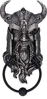 Nemesis Now Odin's Realm Türklopfer, 23,5 cm, Harz, Silber, 23.5cm