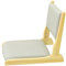 Klappbarer Tatami-stuhl mit Rückenlehne, Meditations-bodenstuhl Tragbarer Japanischer Beinloser Stuhl Holz Faules Sofa, Erkerfenster Balkon Wohnzimmerstuhl Bodensitz(52x43x45cm(20x17x18inch), Grey)