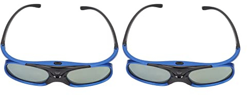 Gafas 3D DLP Link, Gafas de Obturador Activo Recargables de 144 Hz para Todos los Proyectores 3D DLP Link, para XGIMI ZX4 H1, para JMGO G1 G3 X1