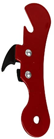 Ouvre-boîte manuel en acier inoxydable - Confortable - Bonne prise en main - Ouvre-boîte - Outils pour conserver/bière - 9,8 x 2 cm