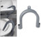 Haltebogen universal Einhängebogen,Haltebogen Ablaufschlauch, Bügel,universal U förmige,Ablaufschlauchhalter Kunststoff, Verlängerung,für Waschmaschine,Grau
