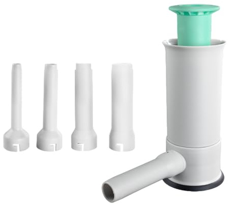 Itkcozcg Máquina multiusos para salchichas de cocina, práctico relleno de salchichas de acero inoxidable, accesorio de cocina para entusiastas de la comida, relleno horizontal