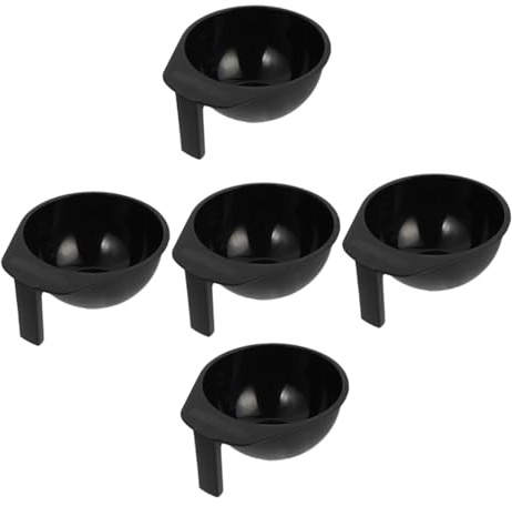 Alipis 5 pièces Lot de Bols à Teinture Cheveux Professionnels Légers et Résistants Outil Coiffure Portable et Réutilisable pour Salon et Usage Domestique