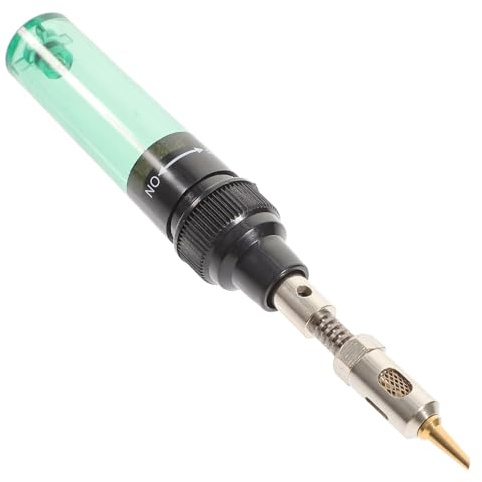 COHEALI Saldatore a Gas Portatile Penna Design Punte Facilmente Sostituibili in Plastico e Metallo per Riparazioni Elettroniche e Saldatura Veicoli