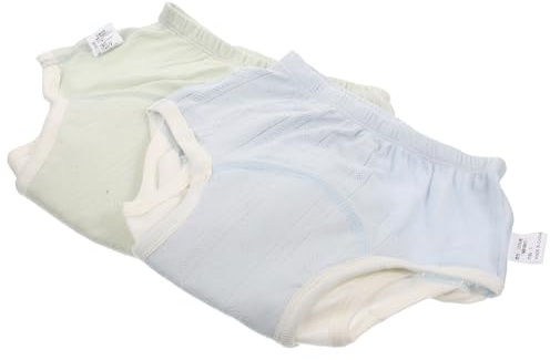 Abaodam Pantalones de Entrenamiento para Bebés 2 Piezas Algodón Transpirable Absorbente Talla 110 Ropa Interior Lavable Niña Pantalones de Pañal para Recién Nacidos Entrenamiento para