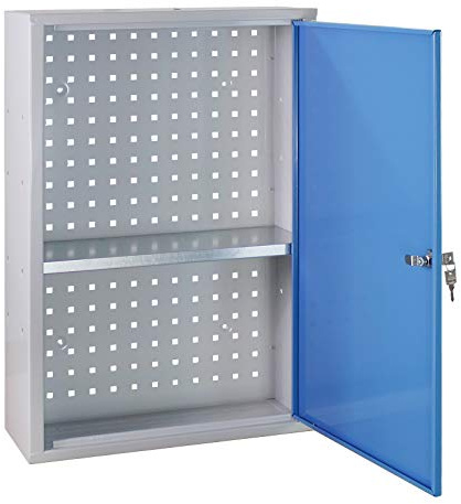 ADB hängskåp väggskåp metallskåp stålskåp 1 dörr 750 x 500 x 200 mm