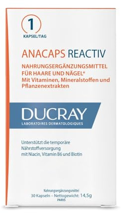 DUCRAY Anacaps Reactiv Kapseln für Haare und Nägel, 30 St. Kapseln