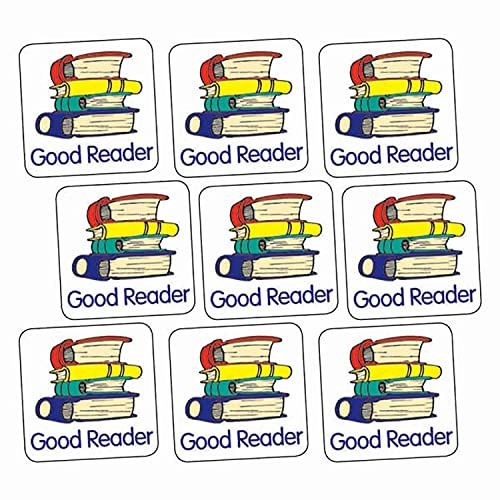 700 Good Reader Reading Books Square Childrens Pupils Reward Stickers 16mm Primary Teaching Services