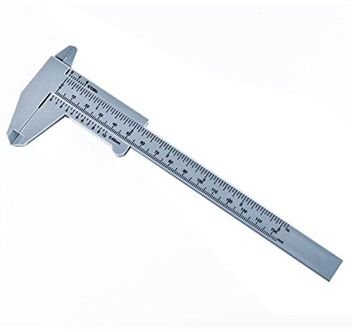 Namvo 2pcs Digital Vernier Caliper 150mm Digital Precision Tool Vernier Micrometer Plastic with Mm/Inch Conversion 0-6 Calipers Measuring Tool