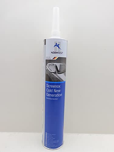 Normfest Screenox Cold New Generation 1K PU Scheibenkleber lösemittelfrei kalt verarbeitbar Kurze Wegfahrzeit antennentauglich elektrisch Nicht leitend für professionelle Fahrzeugverglasung 300ml